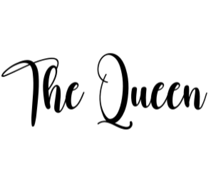 The Queen Font Preview