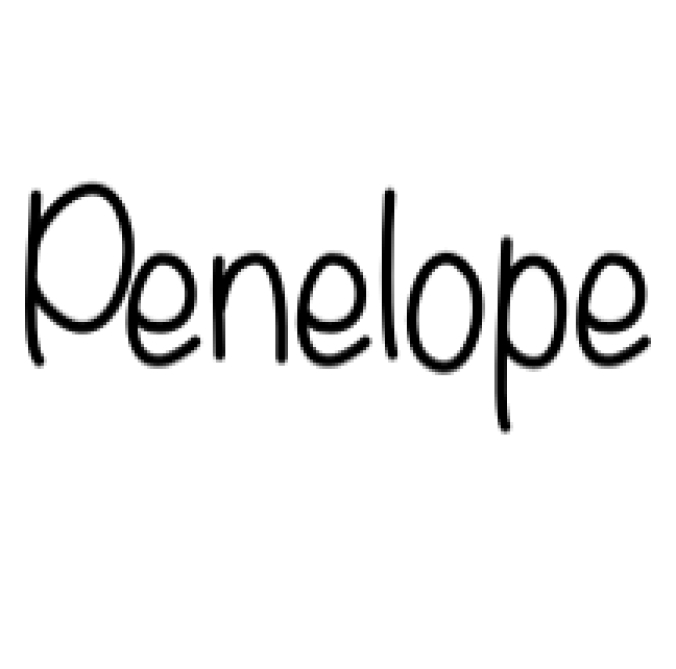 Penelope Font Preview