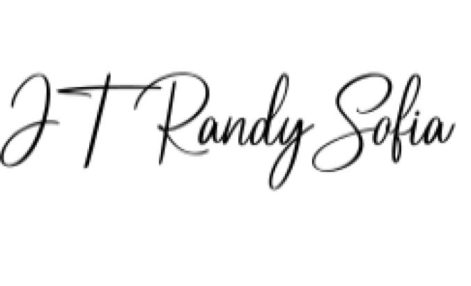 Randy Sofia Font Preview