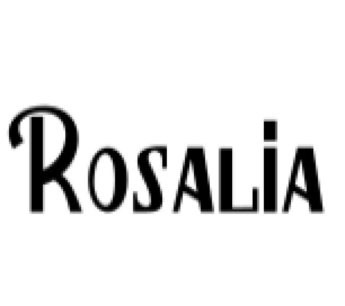 Rosalia Font Preview