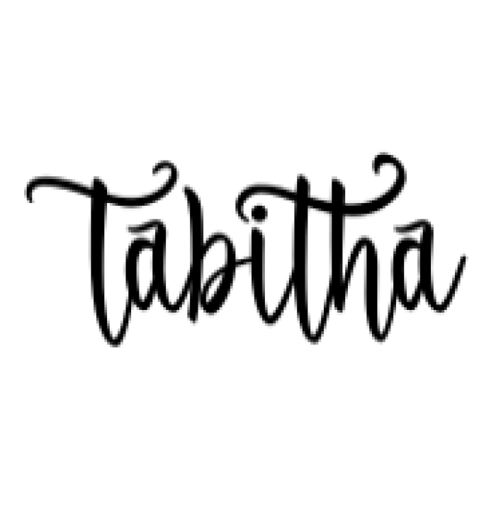 Tabitha Font Preview