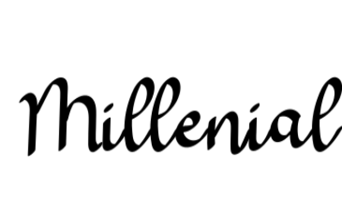 Millenial Font Preview