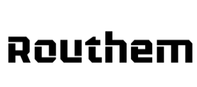 Routhem Font Preview