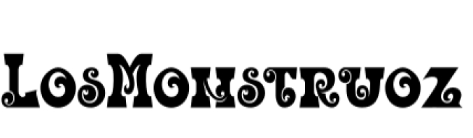 Los Monstruoz Font Preview