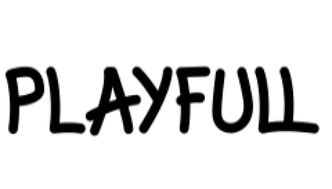 Playfull Font Preview