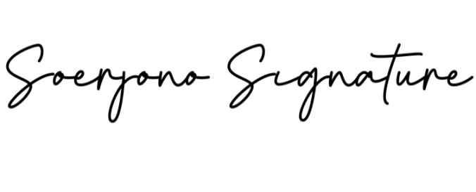 Soerjono Signature Font Preview