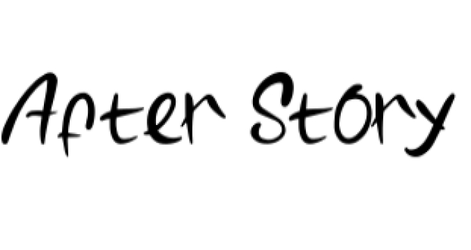 After Story Font Preview
