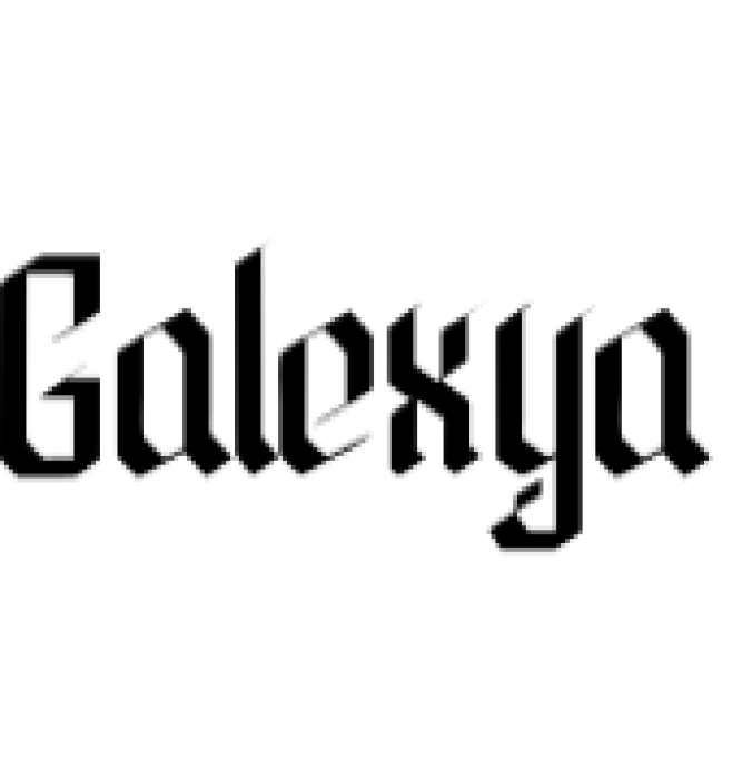 Galexya Font Preview