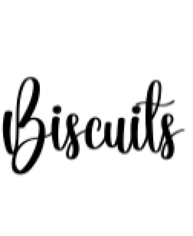 Biscuits Font Preview