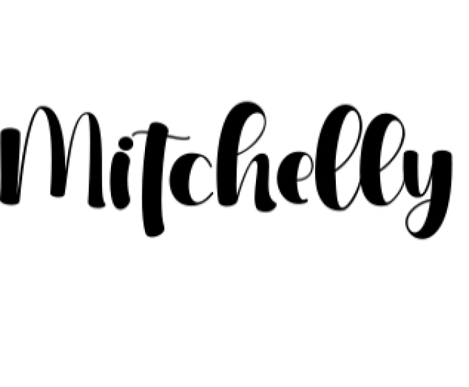 Mitchelly Font Preview