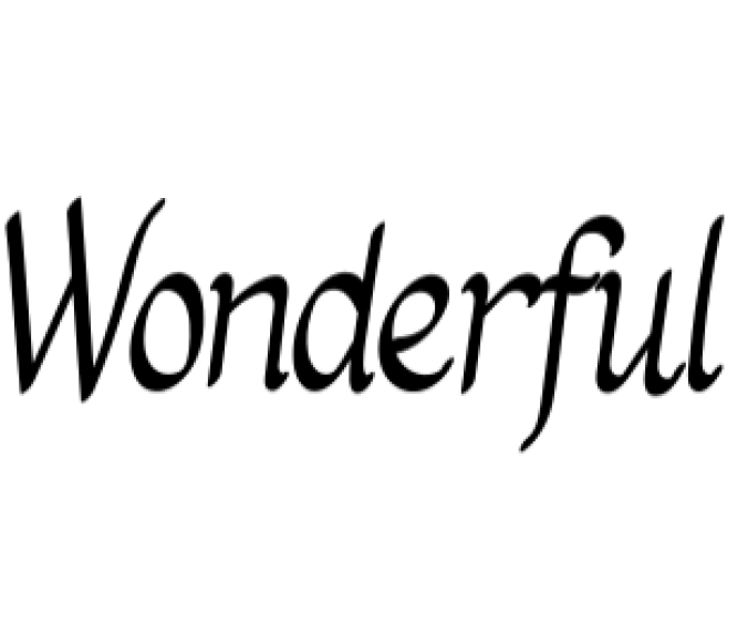 Wonderful Font Preview