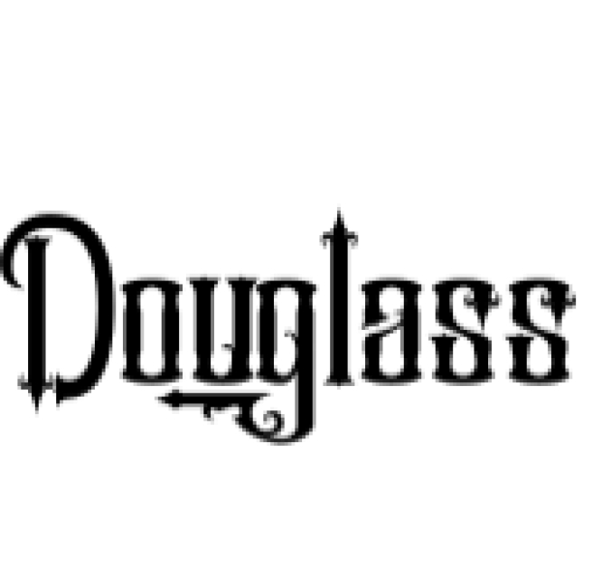 Douglass Font Preview
