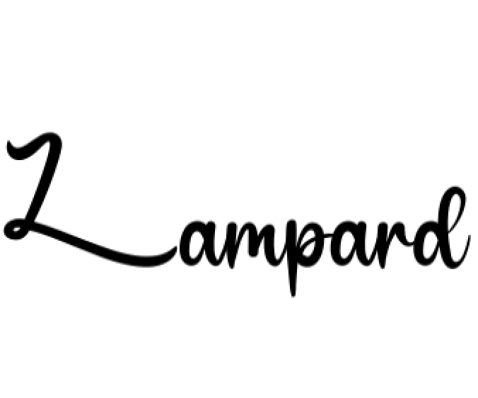 Lampard Font Preview