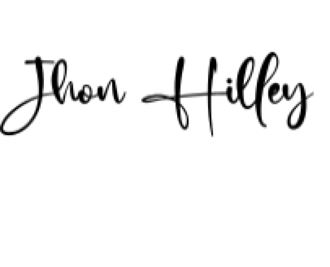 Jhon Hilley Font Preview