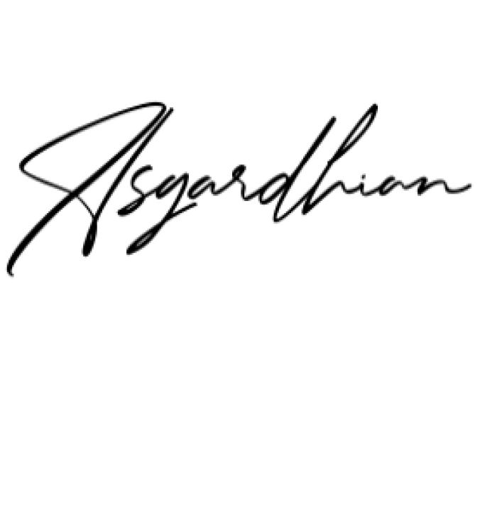 Asgardhian Font Preview