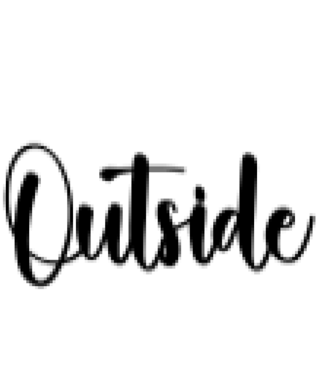 Outside Font Preview