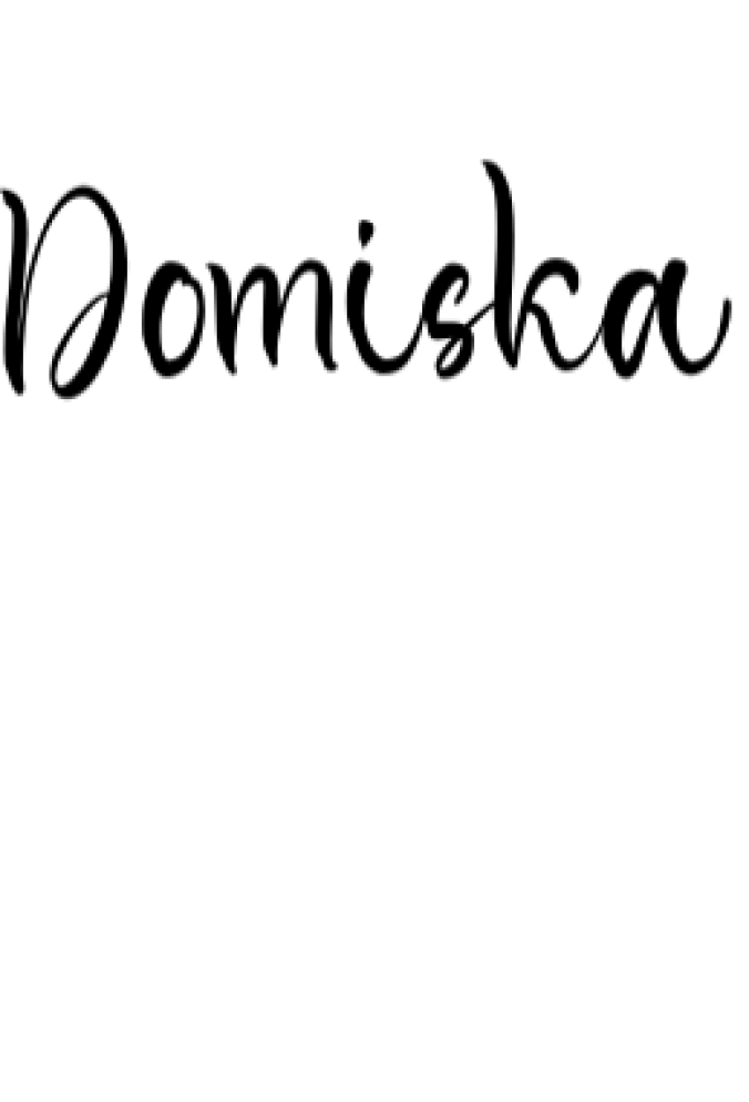 Domiska Font Preview