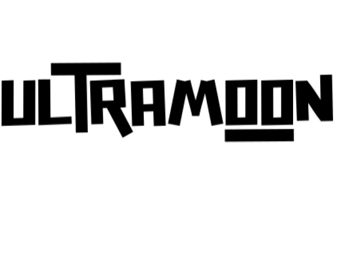 Ultramoon Font Preview