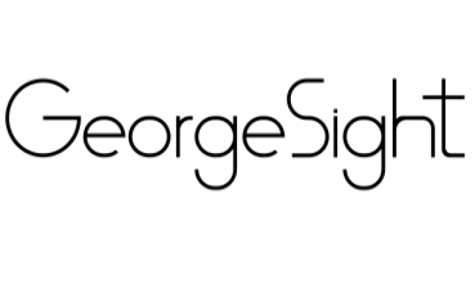 George Sight Font Preview