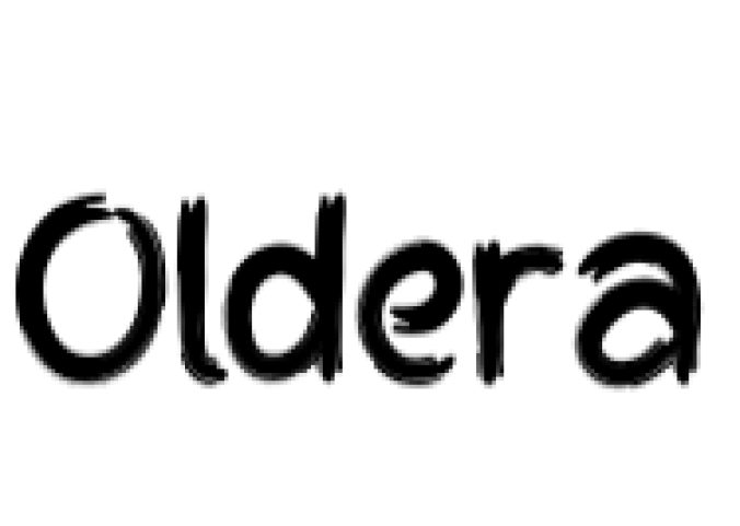 Oldera Font Preview