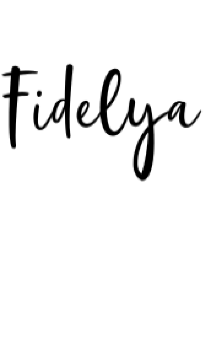 Fidelya Font Preview