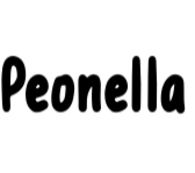 Peonella Font Preview