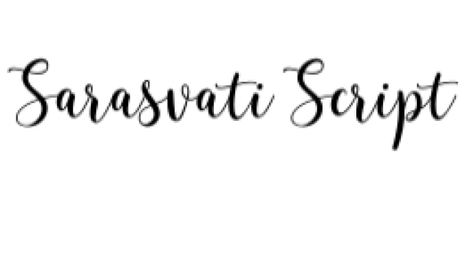 Sarasvati Font Preview