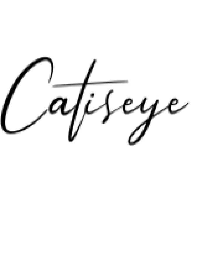 Catiseye Font Preview