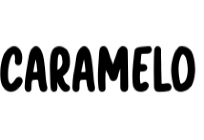 Caramelo Font Preview