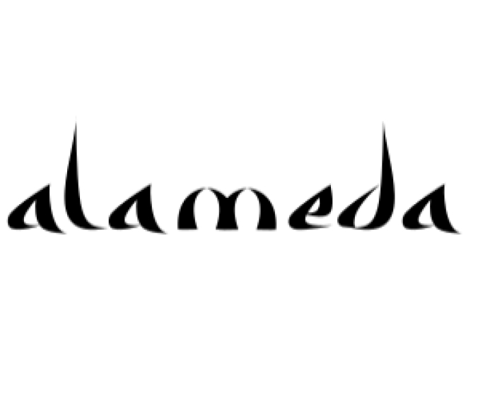 Alameda Font Preview