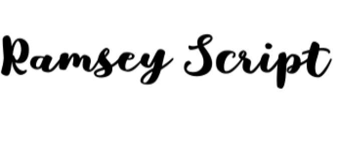 Ramsey Font Preview