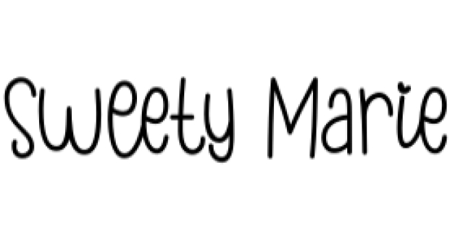 Sweety Marie Font Preview
