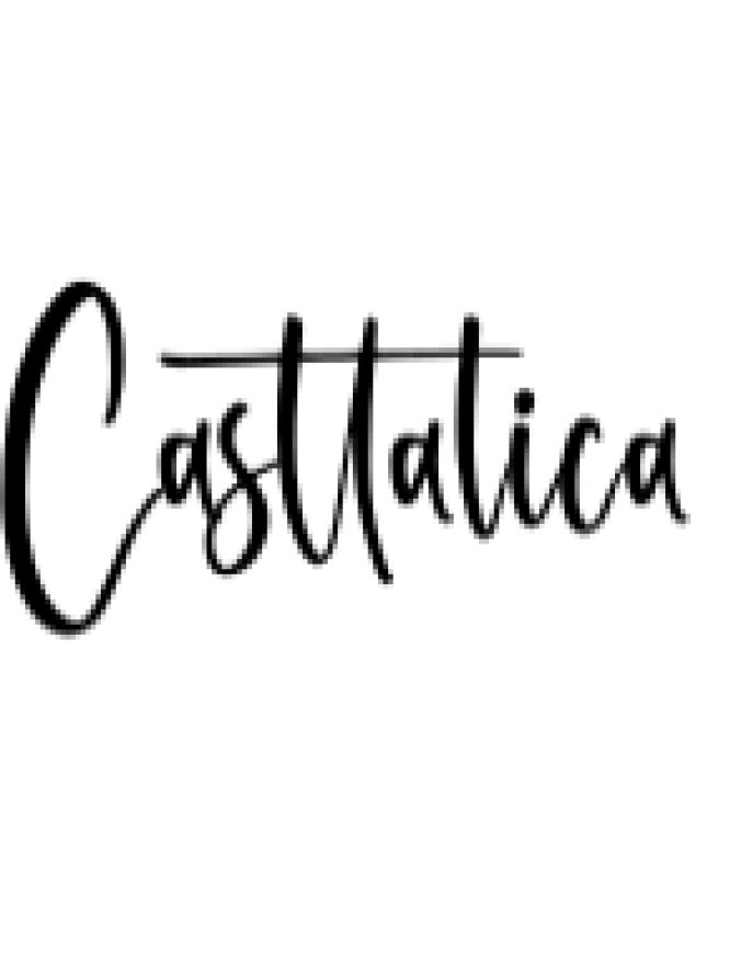 Casttalica Font Preview