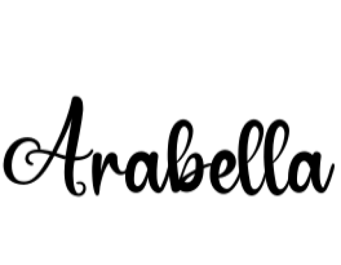 Arabella Font Preview