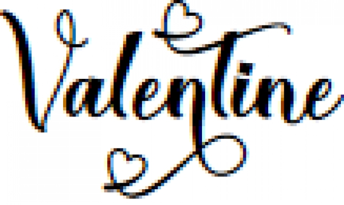 Thanks Valentine Font Preview