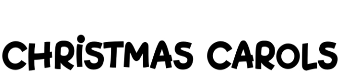 Christmas Carols Font Preview