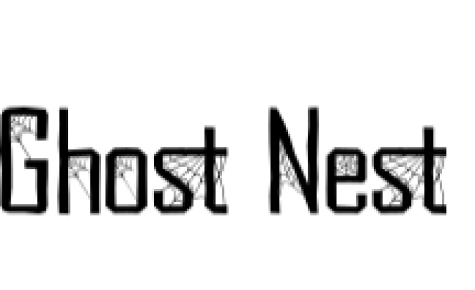 Ghost Nest Font Preview