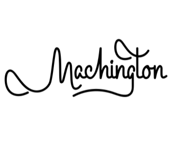 Machington Font Preview