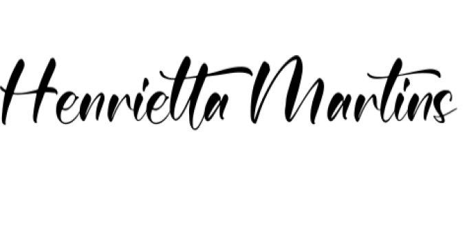 Henrietta Martins Font Preview