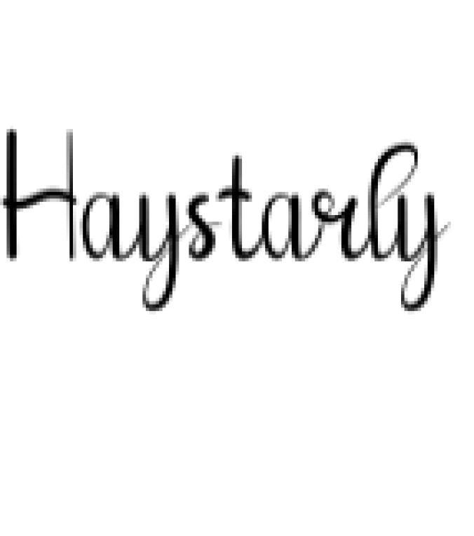 Haystarly Font Preview