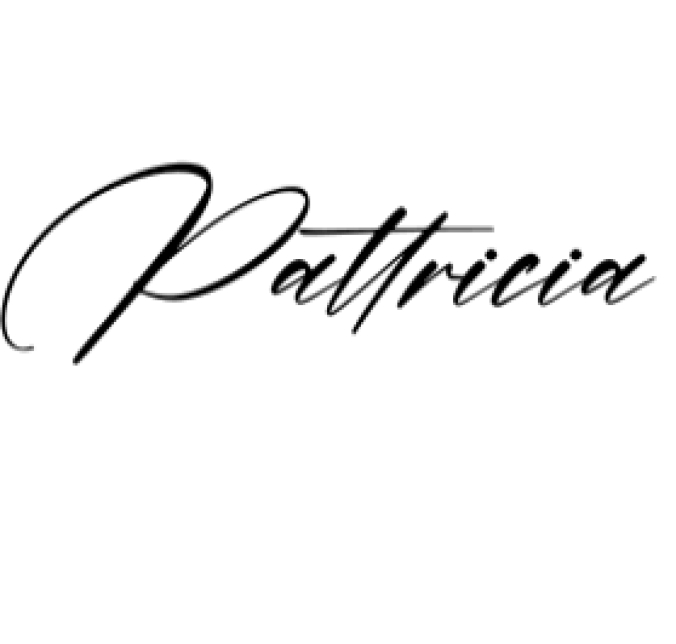 Pattricia Font Preview