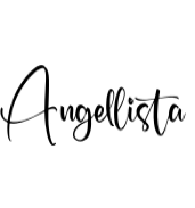 Angellista Font Preview