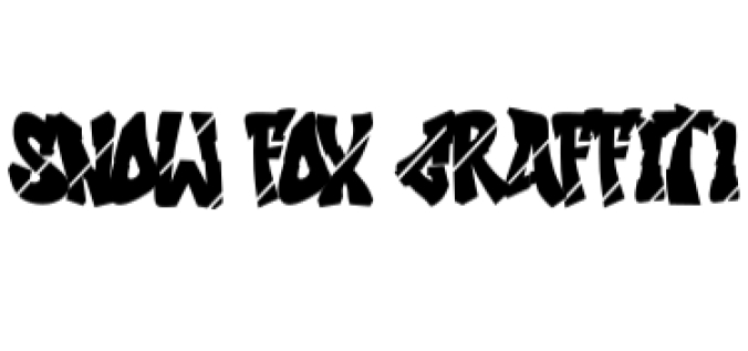 Snow Fox Font Preview