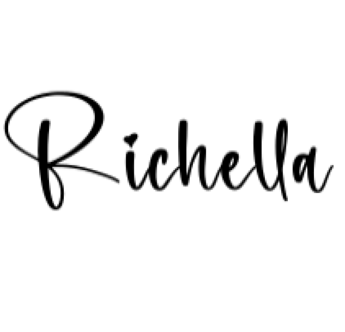 Richella Font Preview