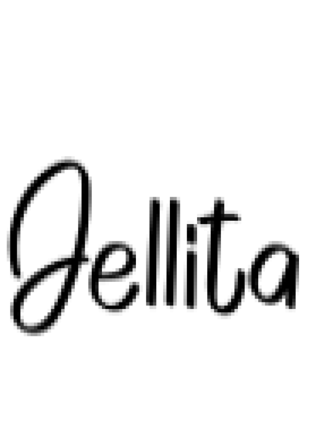 Jellita Font Preview