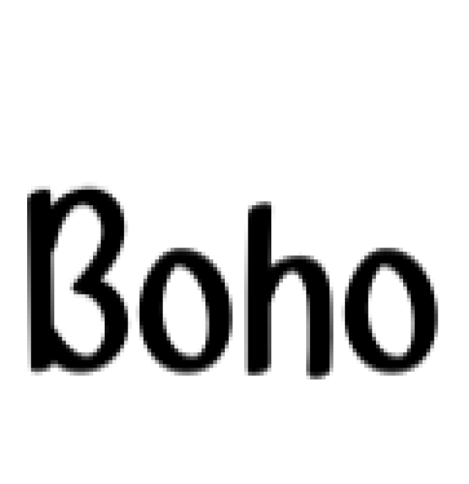 Boho Font Preview