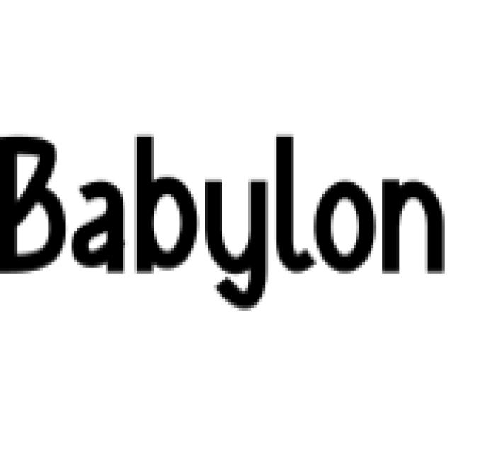 Babylon Font Preview