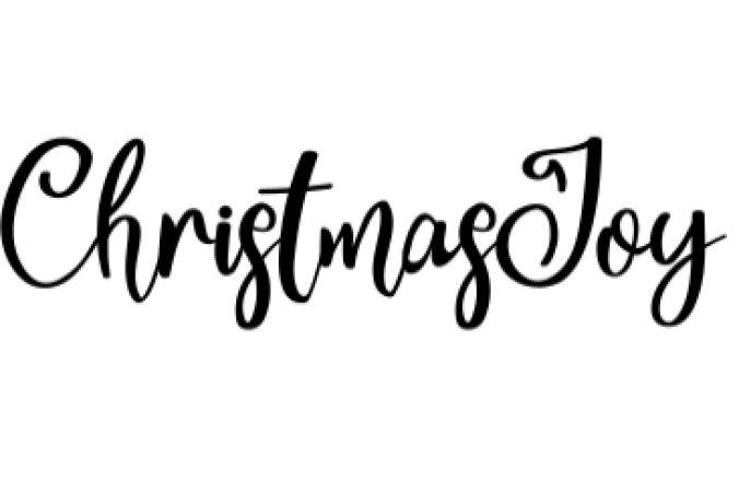 Christmas Joy Font Preview