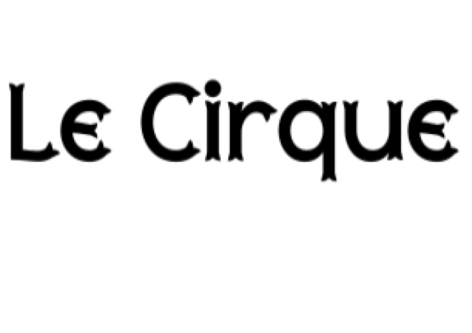 Le Cirque Font Preview