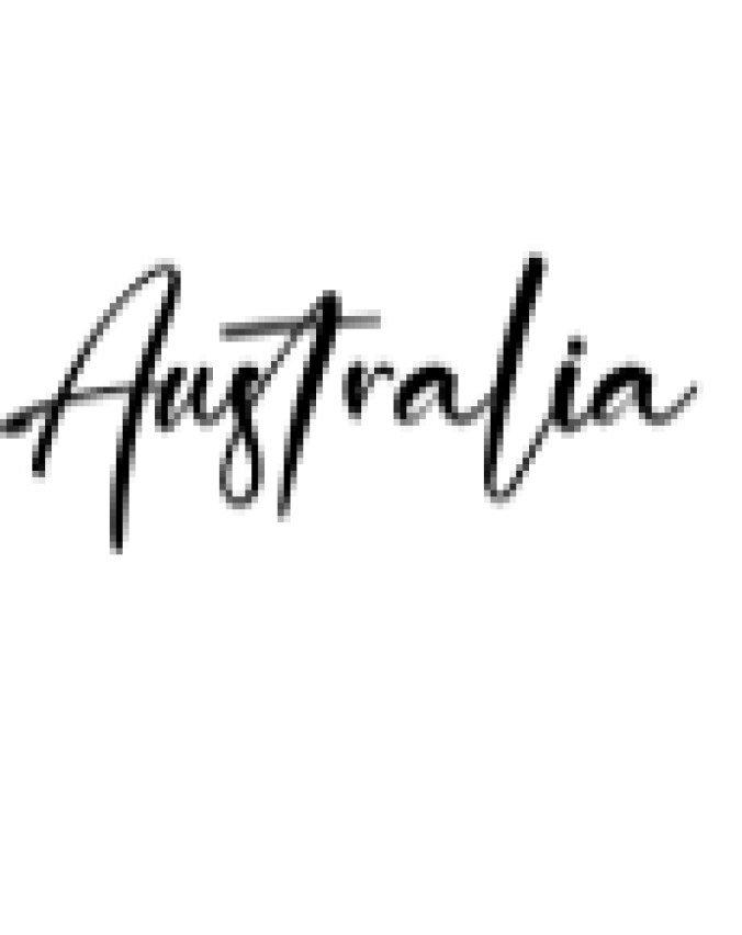 Australia Font Preview